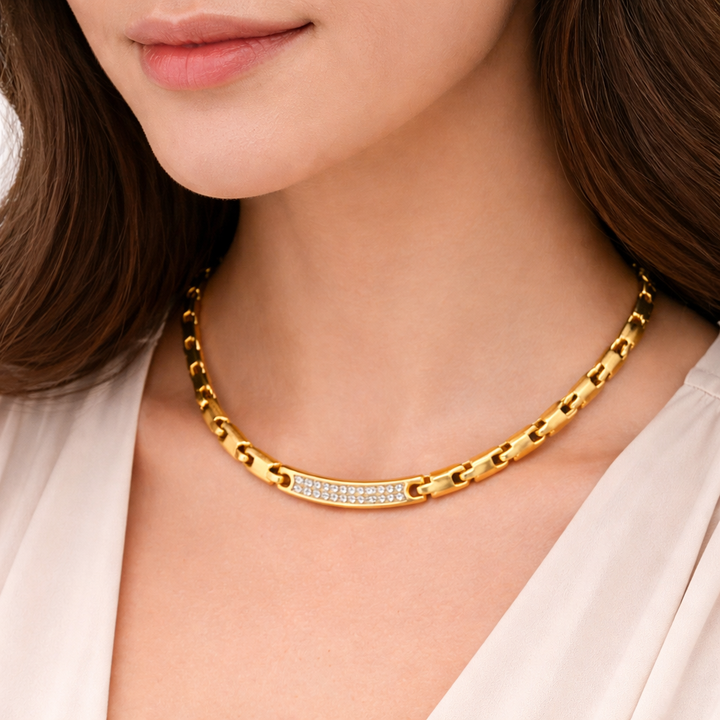 Luxury GOLD Health Necklace